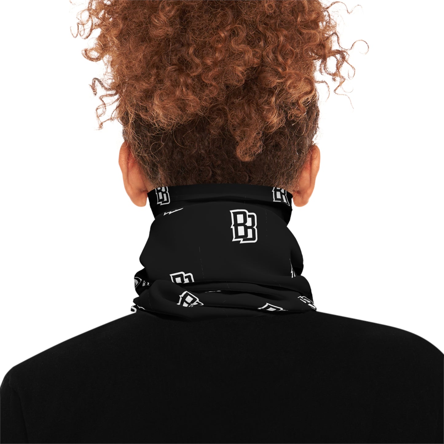 Black 'BB' Logo Neck Gaiter